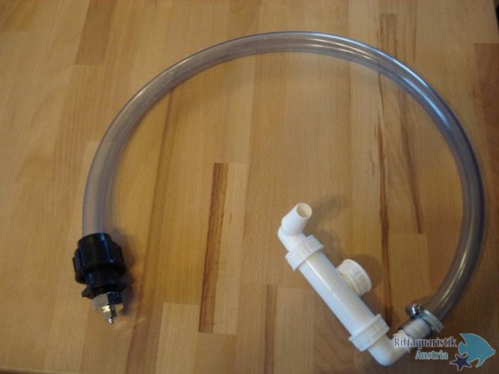 DIY-Osmoseanlagen-Ablaufadapter für Waschmaschinenablauf